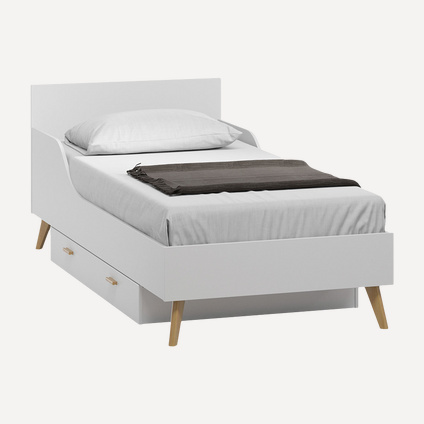 Кровать Нордик 90 Light с ящиком