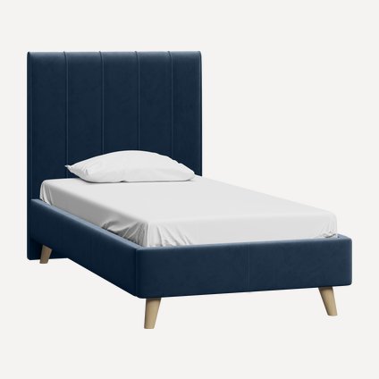Кровать Шерона-Legs 90 Velvet Blue