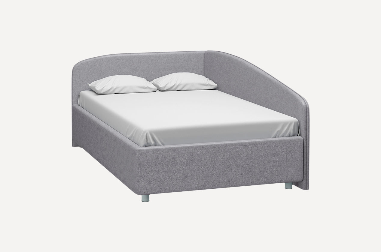 Кровать Лейден 120 Grey – купить в Москве по цене 36 990 рублей в ...