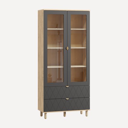 Витрина Теджонс-1 Diamond Grafit