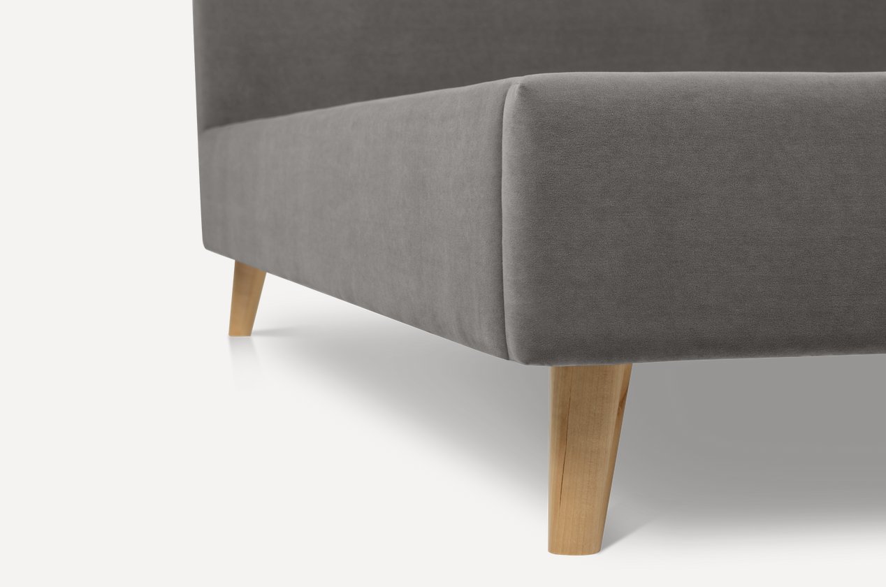 Кровать Лайтси 160 Velvet Grey – купить в Москве по цене 25 990 рублей ...
