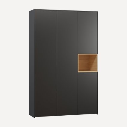 Распашной шкаф Висмар-3 Grafit