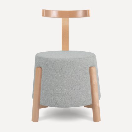 Пуф Гекот Textile Silver new