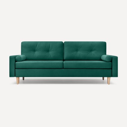 Диван прямой Динс Velvet Emerald