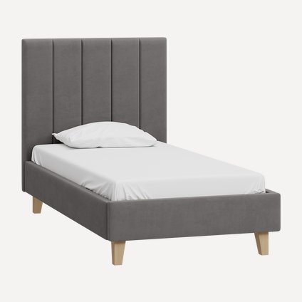 Кровать Скаун 90 Velvet Grey