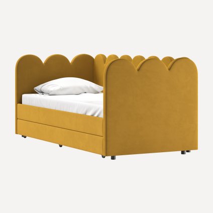 Детская кровать Табби 90 Velvet Yellow
