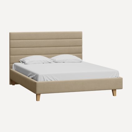 Кровать Лосон-Legs 140 Velvet Beige