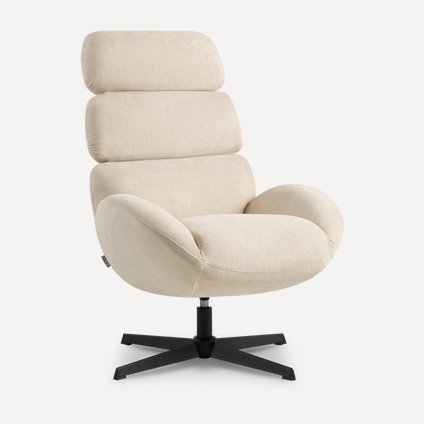 Кресло поворотное Кессен Velvet Beige