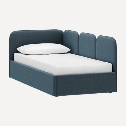 Детская кровать Имми 90 Textile Blue