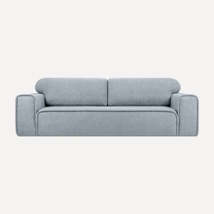 Диван прямой Виена Bucle Silver