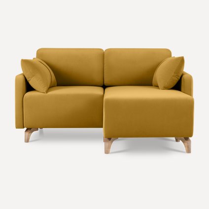 Диван угловой Льери Мини Velvet Yellow