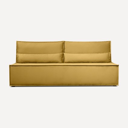 Диван прямой Стаус Velvet Yellow