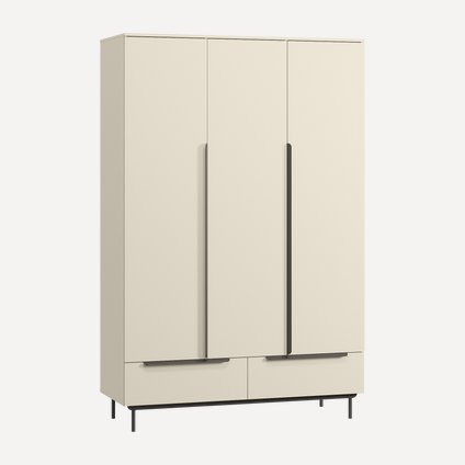 Распашной шкаф Квелен-3 Ivory