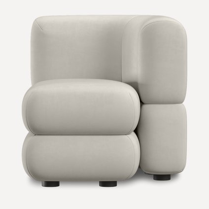 Кресло Brera-12 Velour Smoke