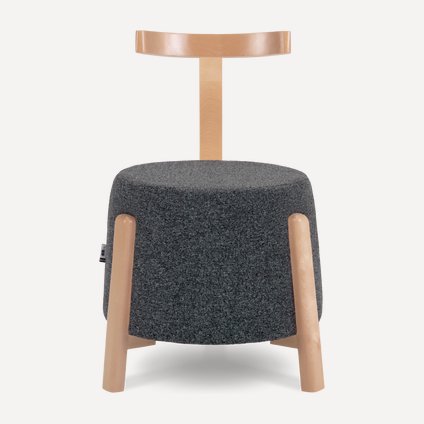 Пуф Гекот Textile Grafit