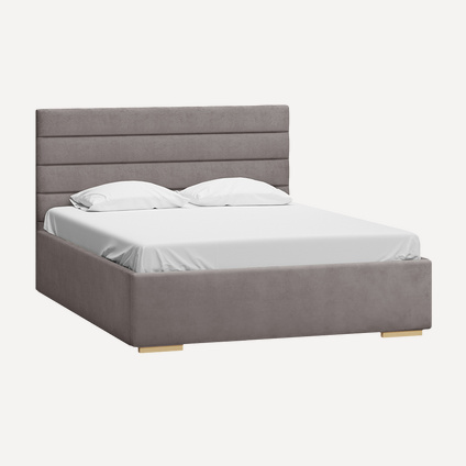 Кровать Лосон 180 Velvet Grey