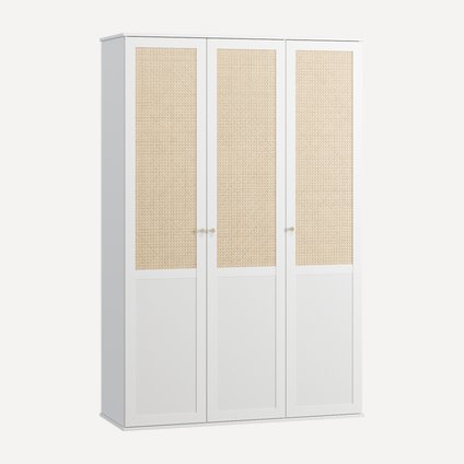 Распашной шкаф Алвис-3 White