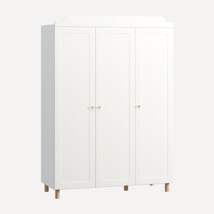 Распашной шкаф Велди-3 Milk