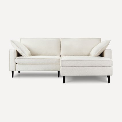 Диван угловой Дисент-1 Bucle White