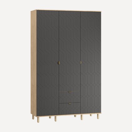 Распашной шкаф Теджонс-3 Deco Grafit
