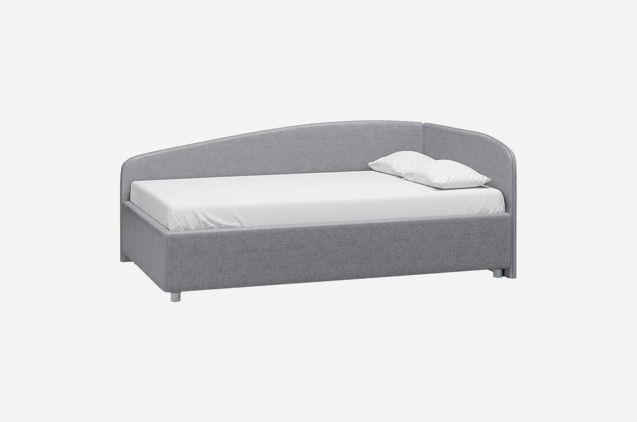 Кровать Лейден 120 Grey – купить в Москве по цене 36 990 рублей в ...