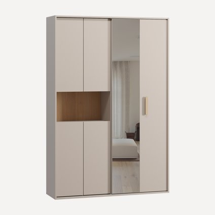 Шкаф-купе Бладвен-140-210 Latte Oak