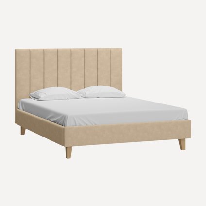 Кровать Скаун 140 Velvet Beige
