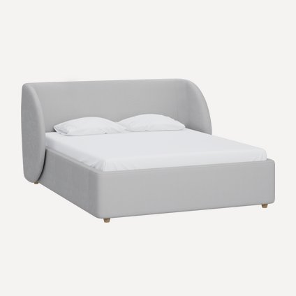 Кровать Юна 160 Bucle Silver