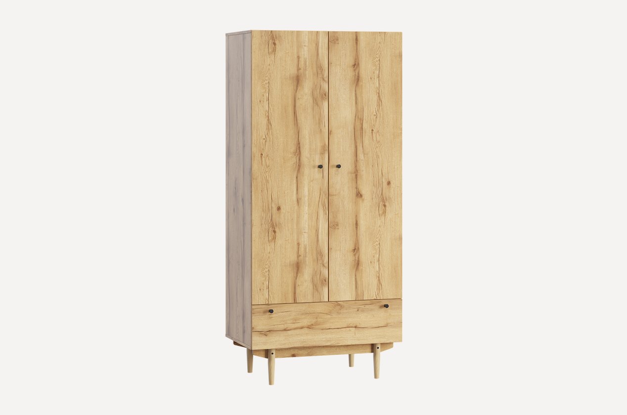 Распашной шкаф Орланд-2-90-190 Wood – купить в Москве по цене 26 990 ...