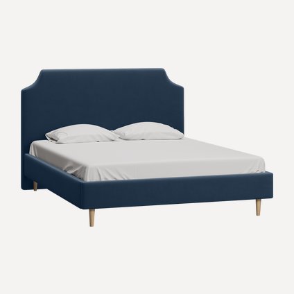 Кровать Адона-Legs 140 Velvet Blue