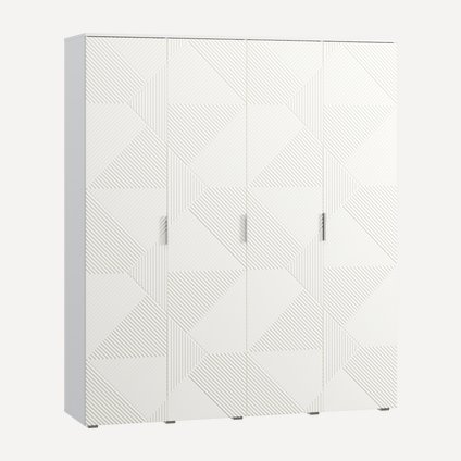 Распашной шкаф Шелтон-4 Milk