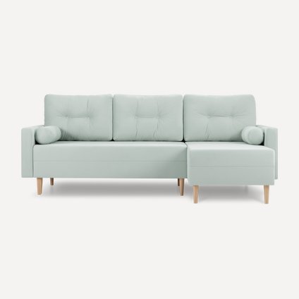 Диван угловой Нумо Velvet Silver