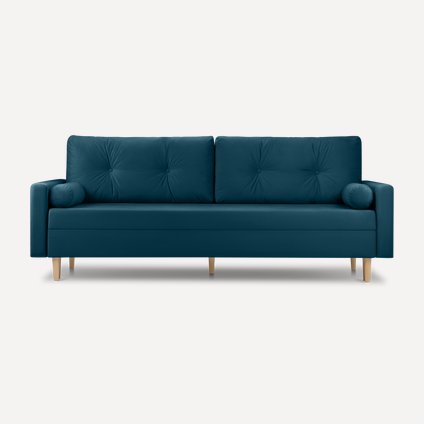 Диван прямой Нумо Velvet Navy Blue