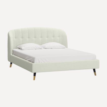 Кровать Льери 140 Velvet Milk