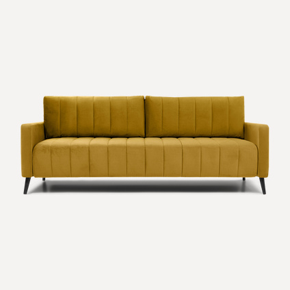 Диван прямой Маркфул Velvet Yellow