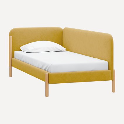 Кровать Кейси 90 Velvet Yellow