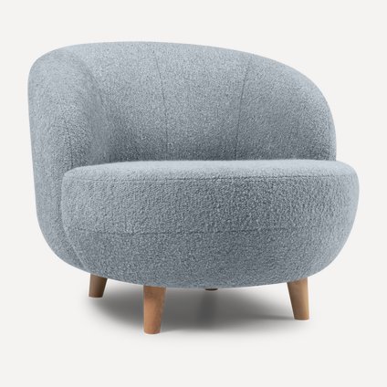 Кресло Иденси Bucle Silver