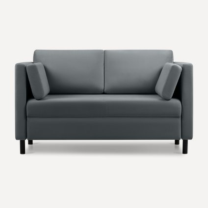 Диван прямой Кела Мини Velvet Grafit