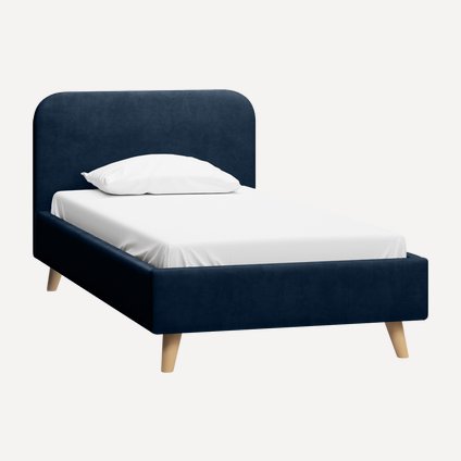Кровать Лайтси 90 Velvet Navy Blue