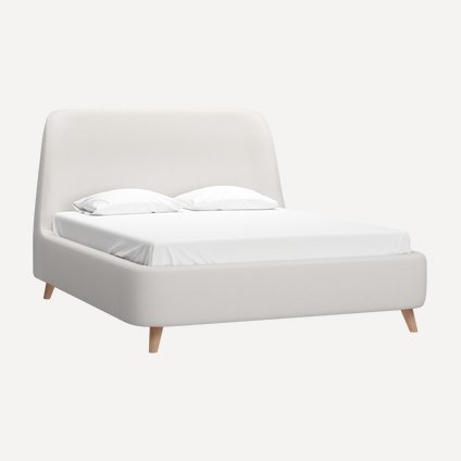 Кровать Молсон 140 Bucle White