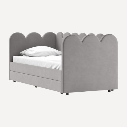 Детская кровать Табби 90 Velvet Smoke