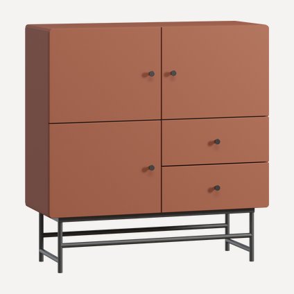 Тумба Шелби-2 Terracotta