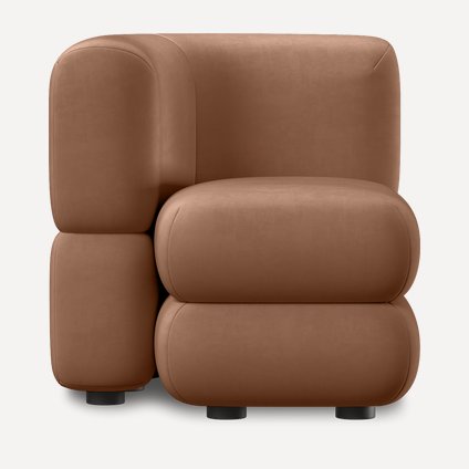 Кресло Brera-13 Velour Caramel