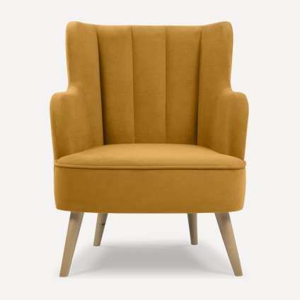 Кресло Ларни Velvet Mustard