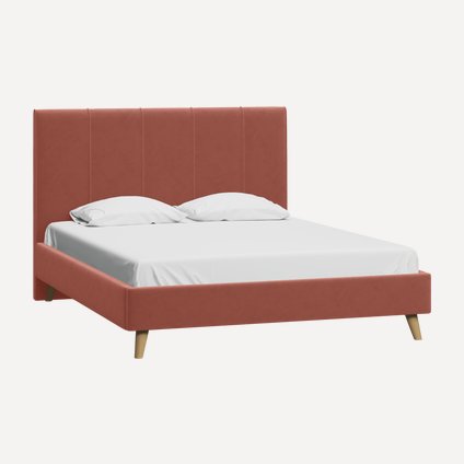 Кровать Шерона-Legs 140 Velvet Terra