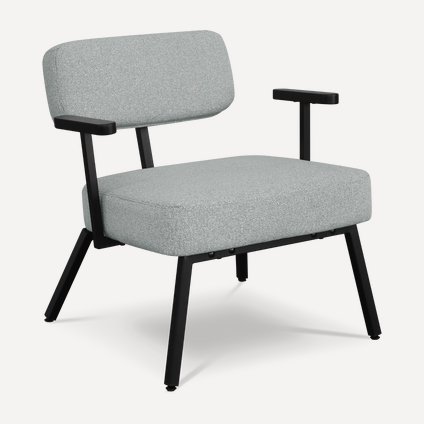 Кресло Лучето Bucle Silver