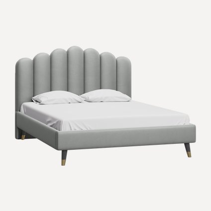 Кровать Лиель 160 Barhat Silver