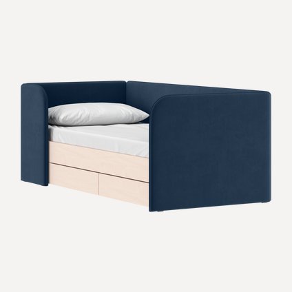 Детская кровать Модди 90 Velvet Navy Blue