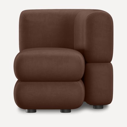 Кресло Brera-12 Velour Cinnamon