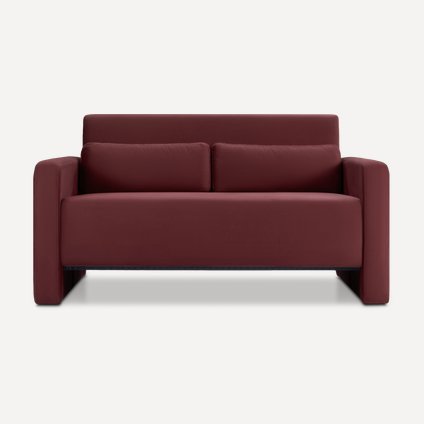 Диван прямой Ланер-Мини 140 Velvet Marsala